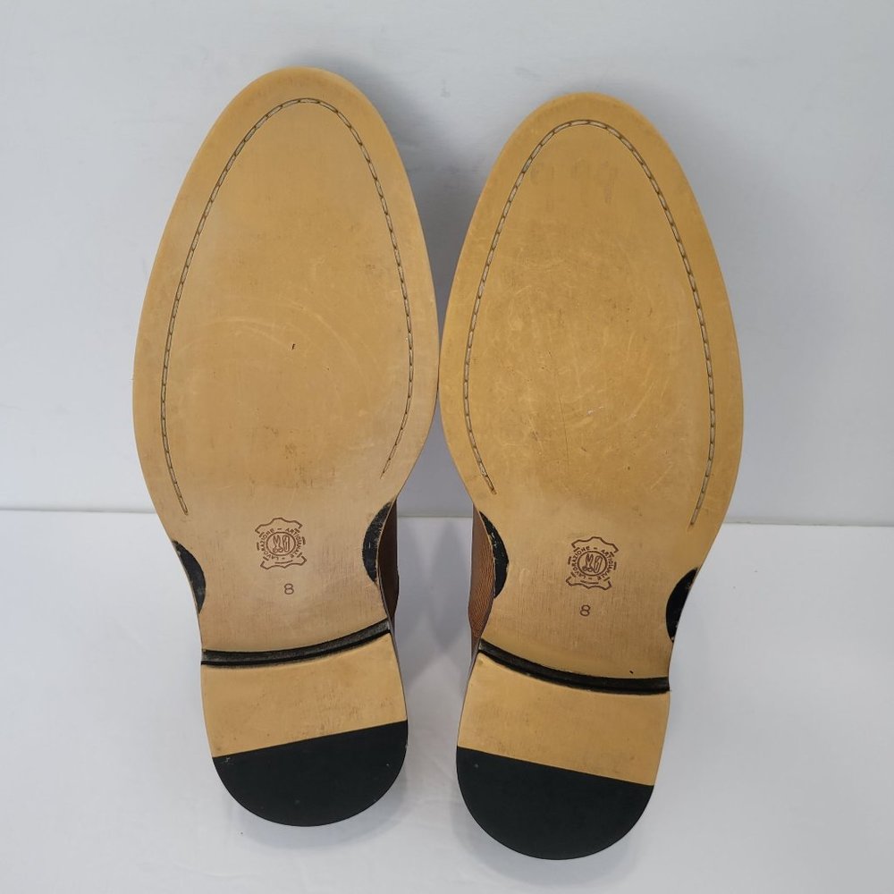 Aston Grey Collection Bandino Oxford Men's Tan Dress Shoes 1006838 US Size 8 - Picture 7 of 8